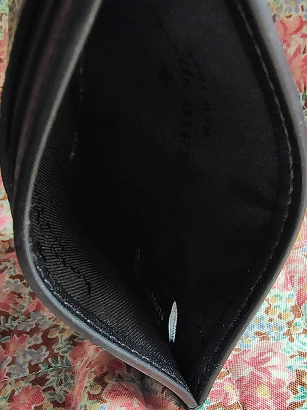 Kate Spade Signature Spade Flower Small Slim Card Holder Black NWOT $89